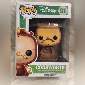 FUNKO POP DISNEY BEAUTY AND THE BEAST COGWORTH 91 Vinyl Figure